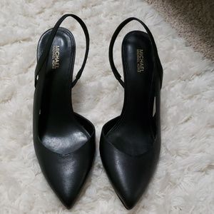 Black Michael kors stilletoes.